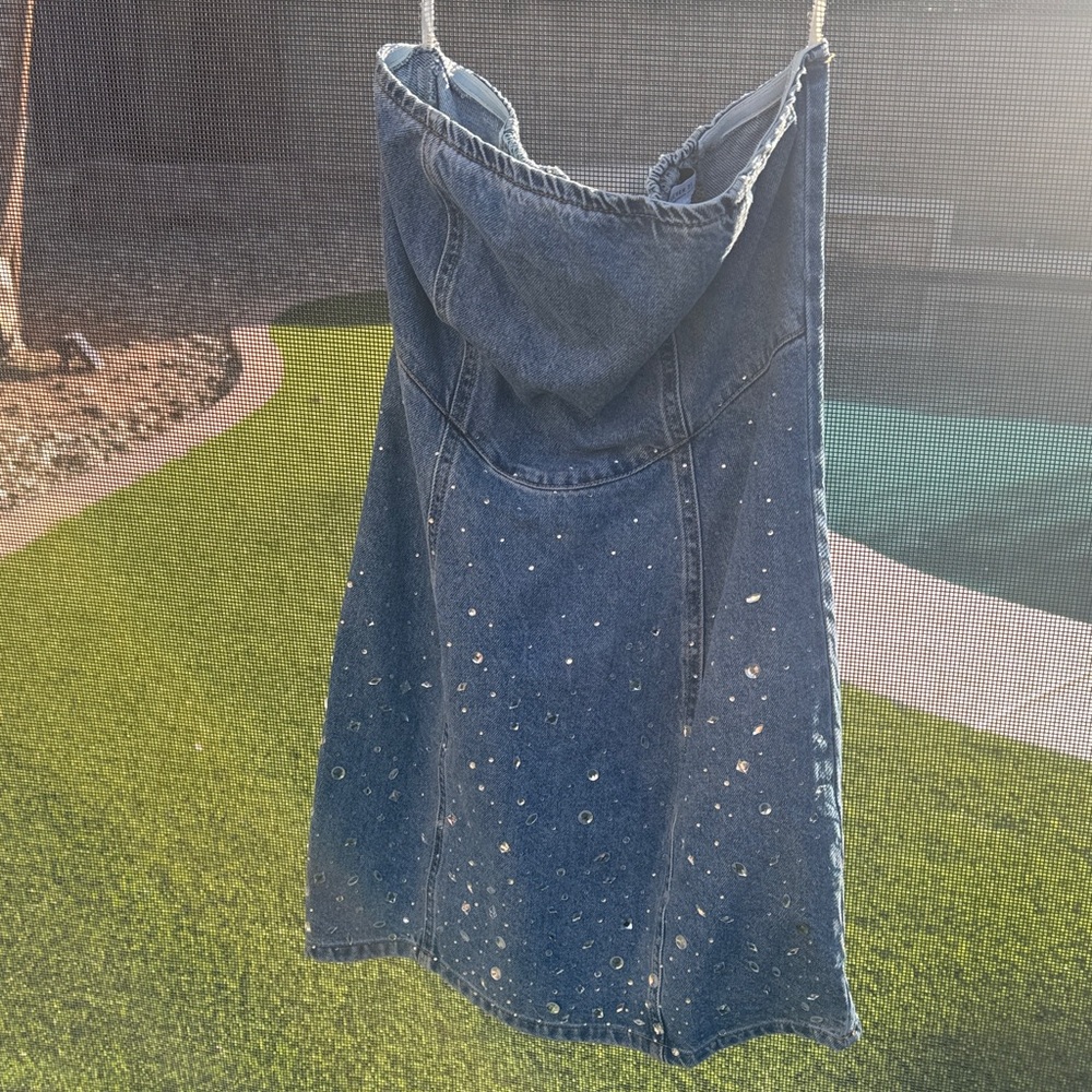 Forever 21 Premium Blue Denim Garment